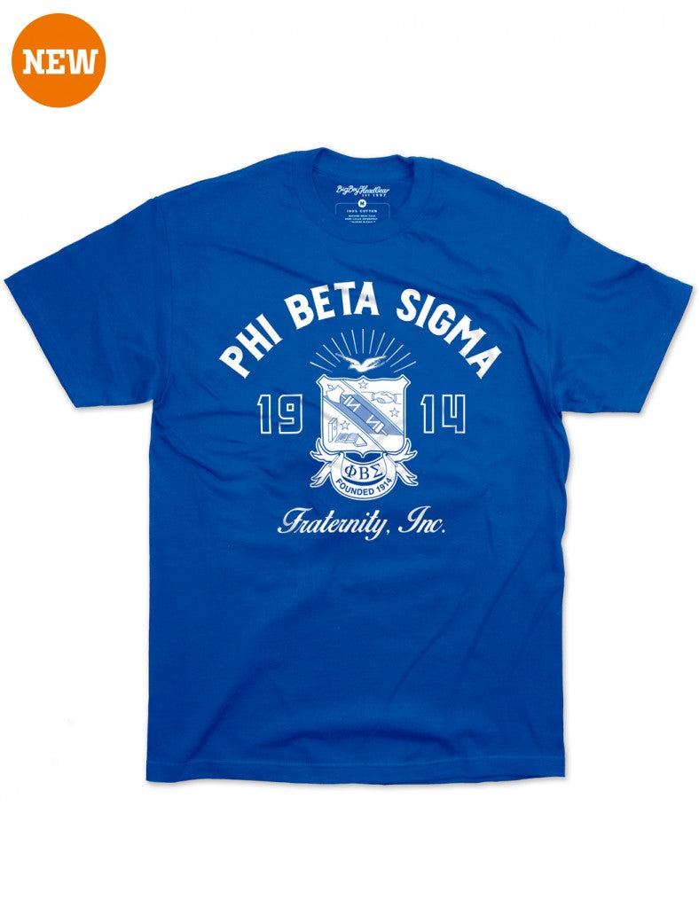 PHI BETA SIGMA ROYAL 1914 GRAPHIC SHIELD T-SHIRT