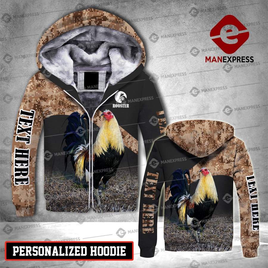 Vh Customize Rooster 2612 3D All Print Fleece Hoodie 19 Style