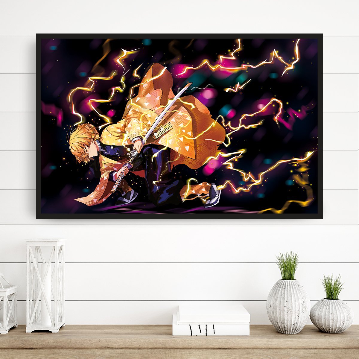 Fire And Thunder Breathing 3D Transition Canvas