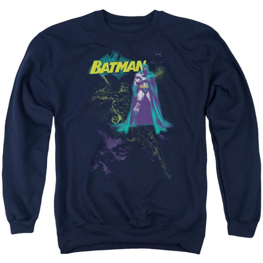 Batman – Bat Spray Adult Crewneck Sweatshirt