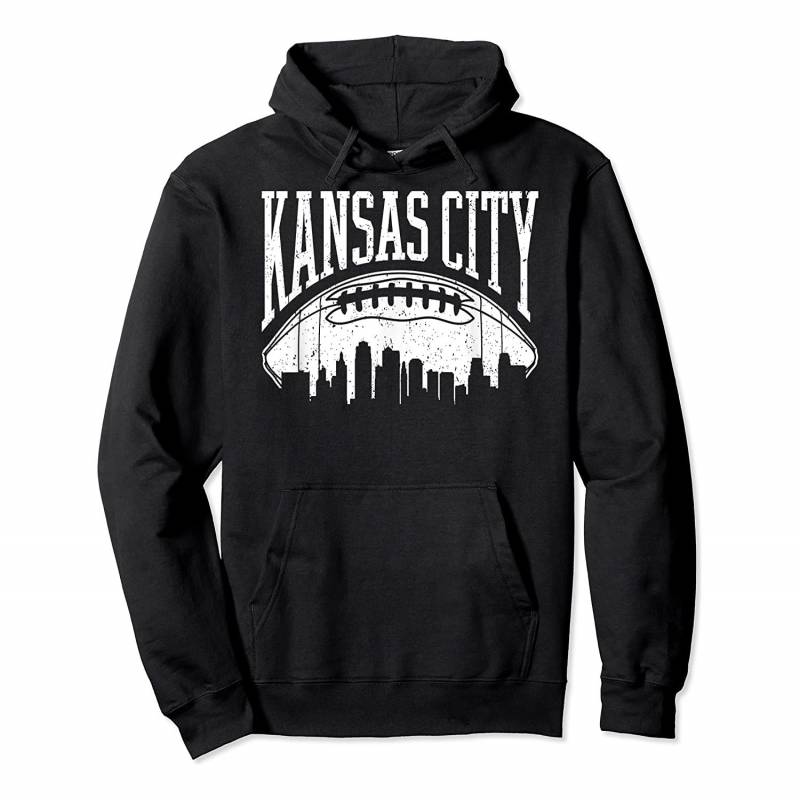 Kansas City Football Vintage KC Skyline Missouri Chief Retro Pullover Hoodie, T Shirt, Sweatshirt