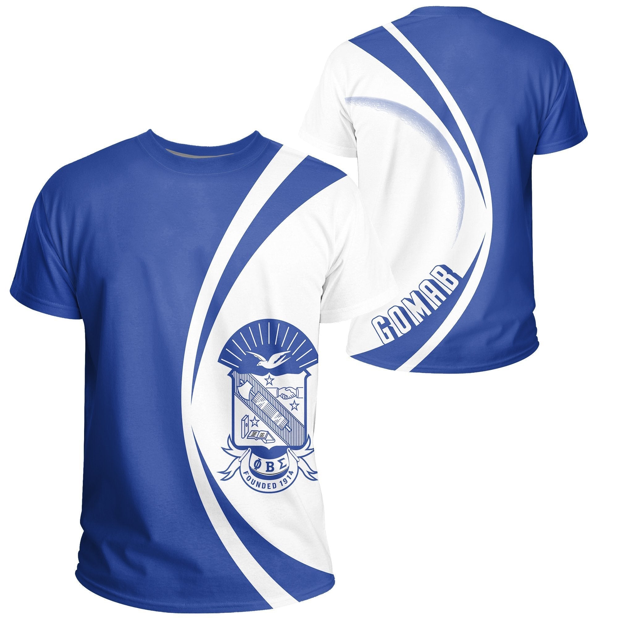 Fraternity Tshirt – Phi Beta Sigma Big Logo Gomab Tee Circle Style