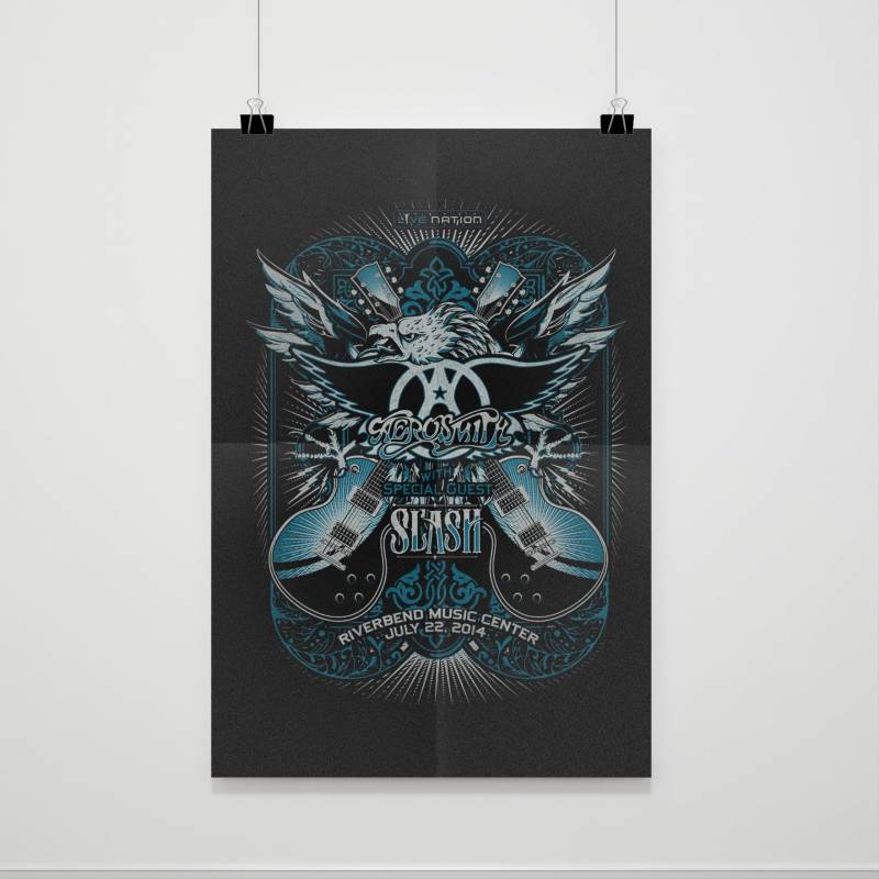 Aerosmith Gig Poster Poster