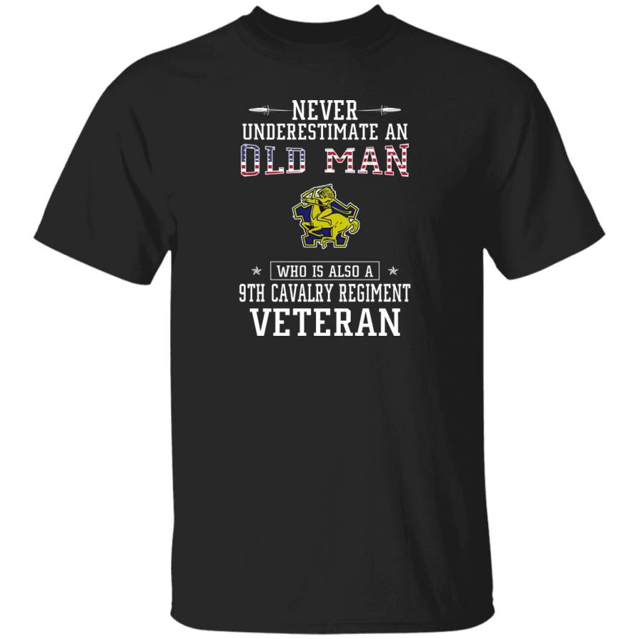 Never Underestimate a 9th Cavalry Regiment Veteran Shirt Veterans Day Christmas Gift Mug