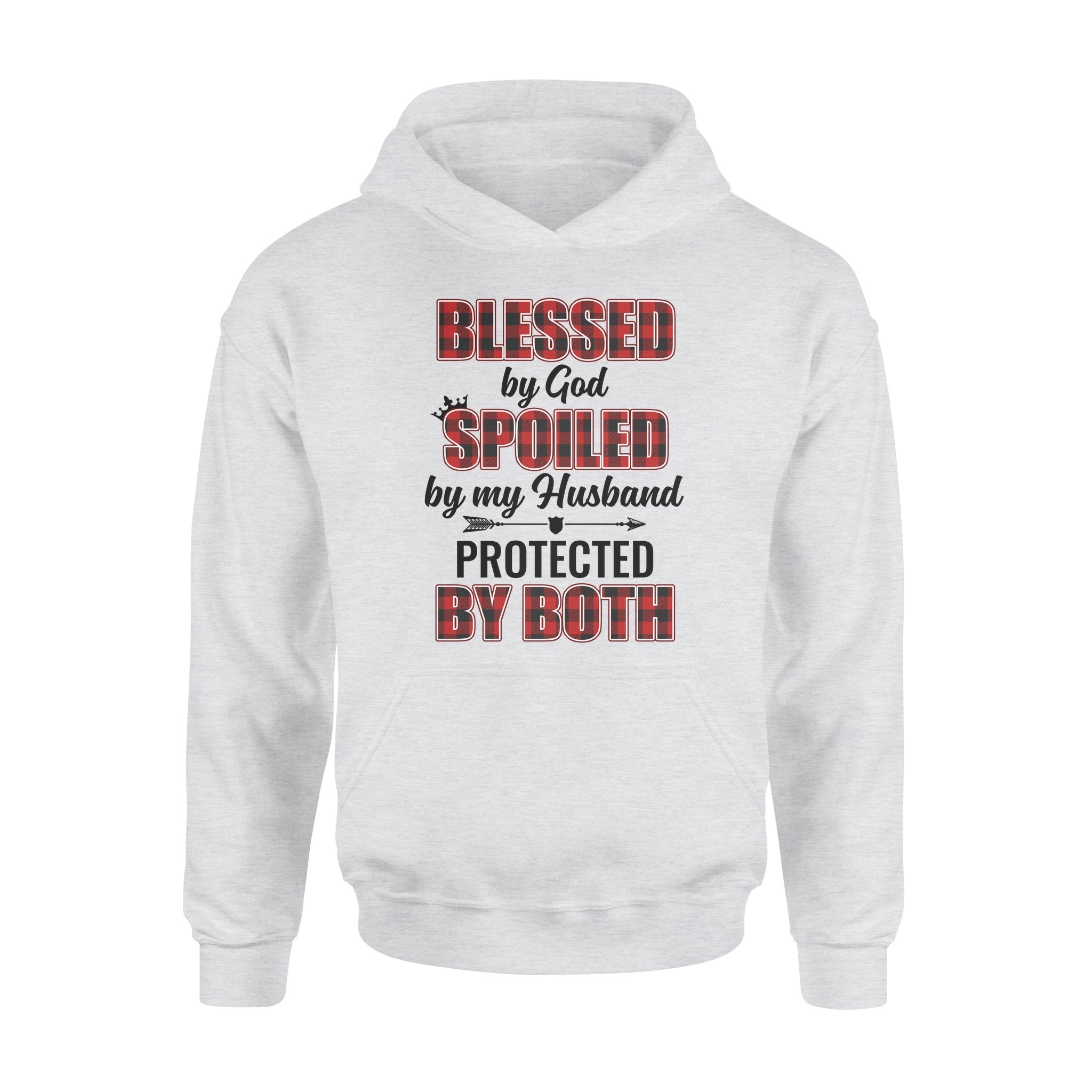 Blessed By God Spolied By My Husband – Premium Hoodie