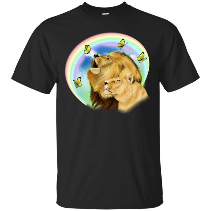 AGR Joseph  Sasha Lion Rainbow Bridge Memorial Tshirt Unisex Jaq T-shirt