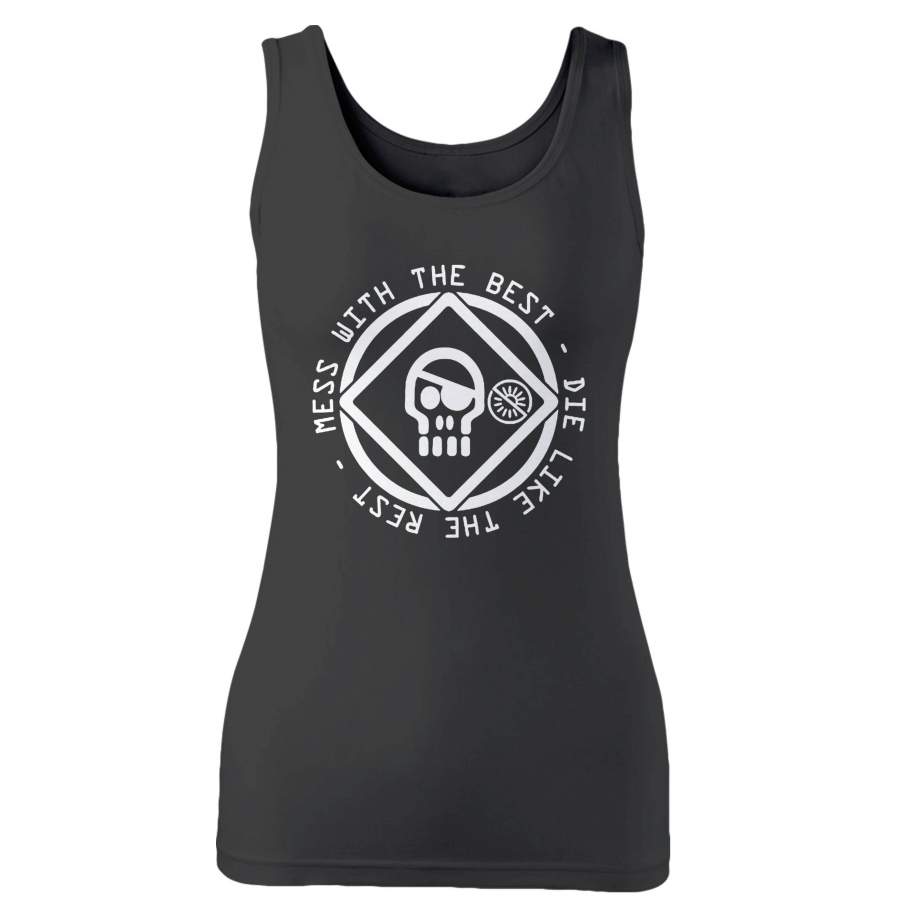 Hackers Movie Mess With The Best Die Like The Rest Quote Woman’s Tank Top