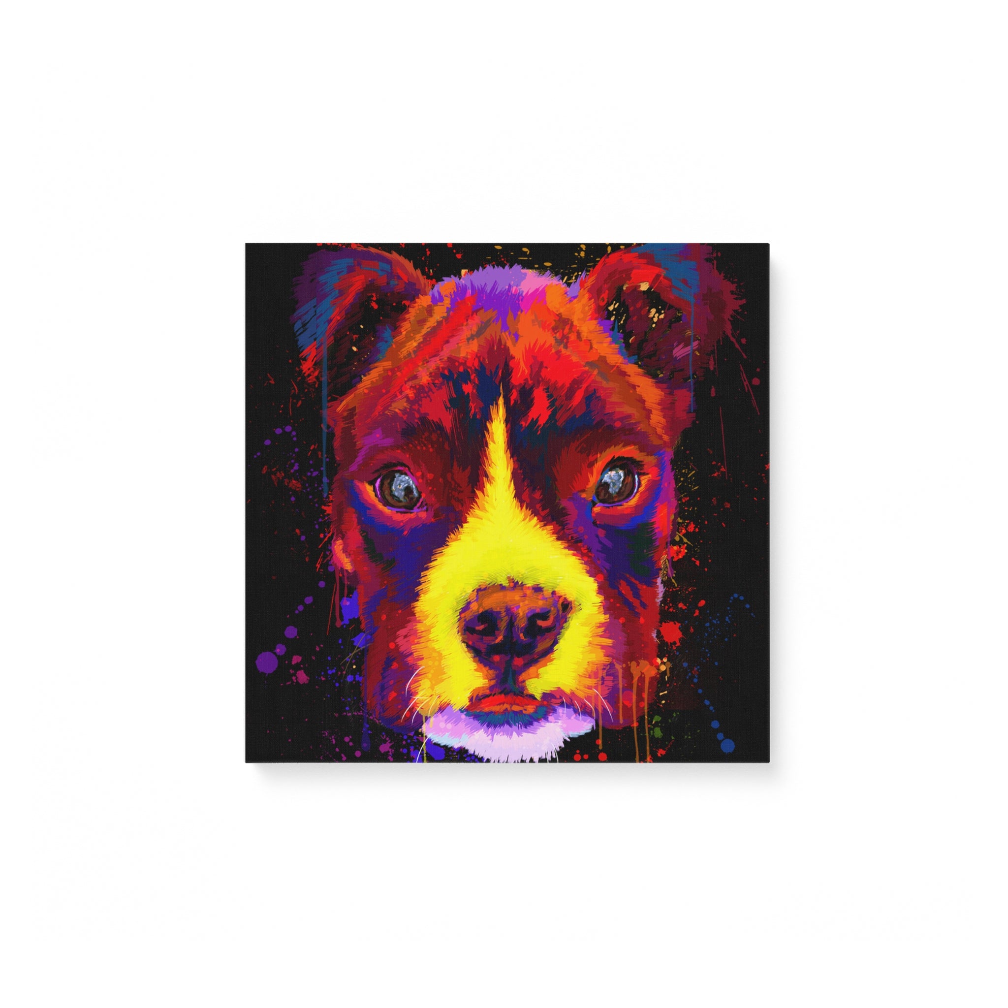 Boxer 1 Water Color – Matte Canvas