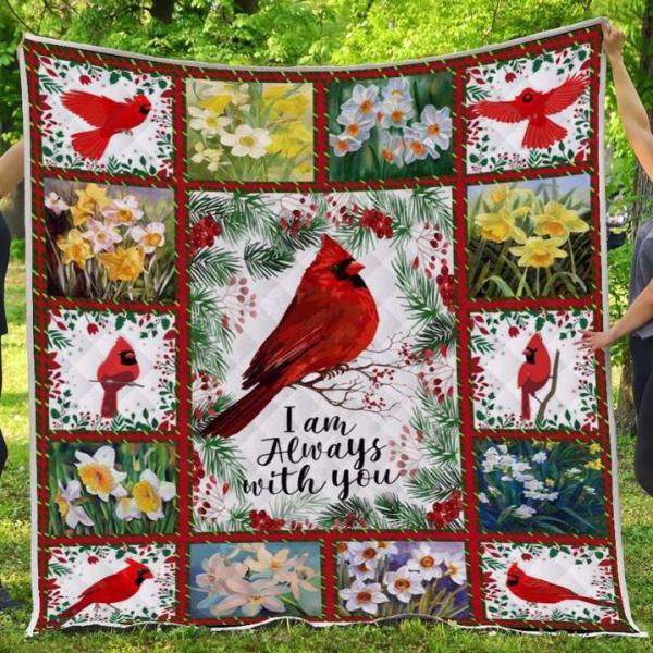 I Am Always With You Cardinal Blanket Gst