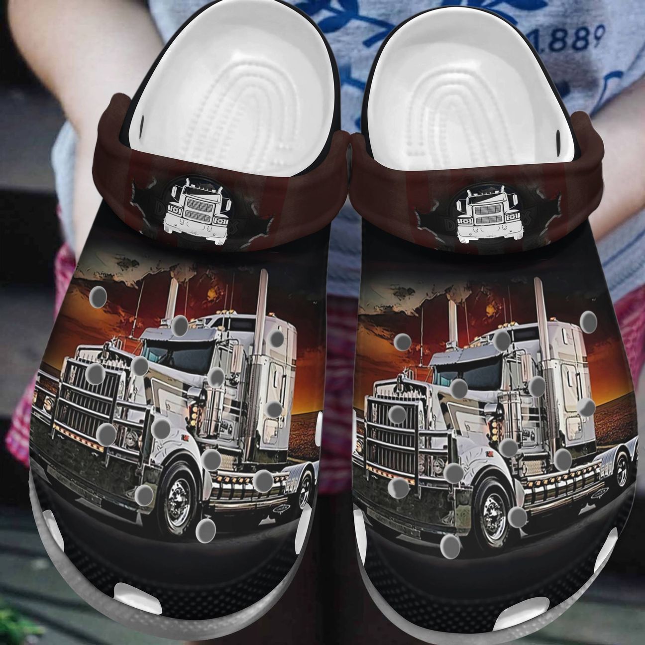 Truck Personalized Clog, Custom Name, Text, Color, Number Fashion Style For Women, Men, Kid, Print 3D Do Not Quit