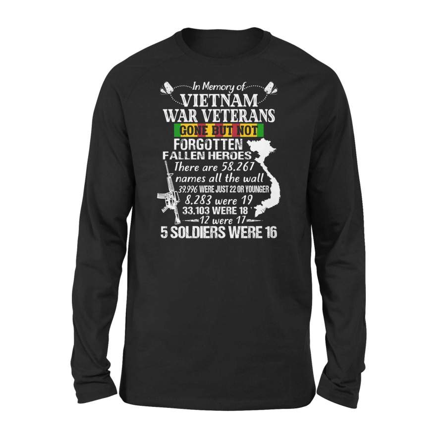 Vietnam Veterans – In Memory – Standard Long Sleeve