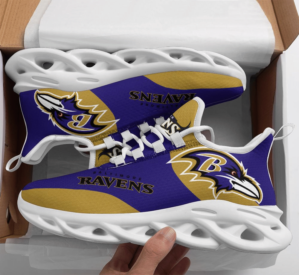 Baltimore Ravens Max Soul Shoes, Sports Shoes, Fashion Shoes, Shoes For Men And Women