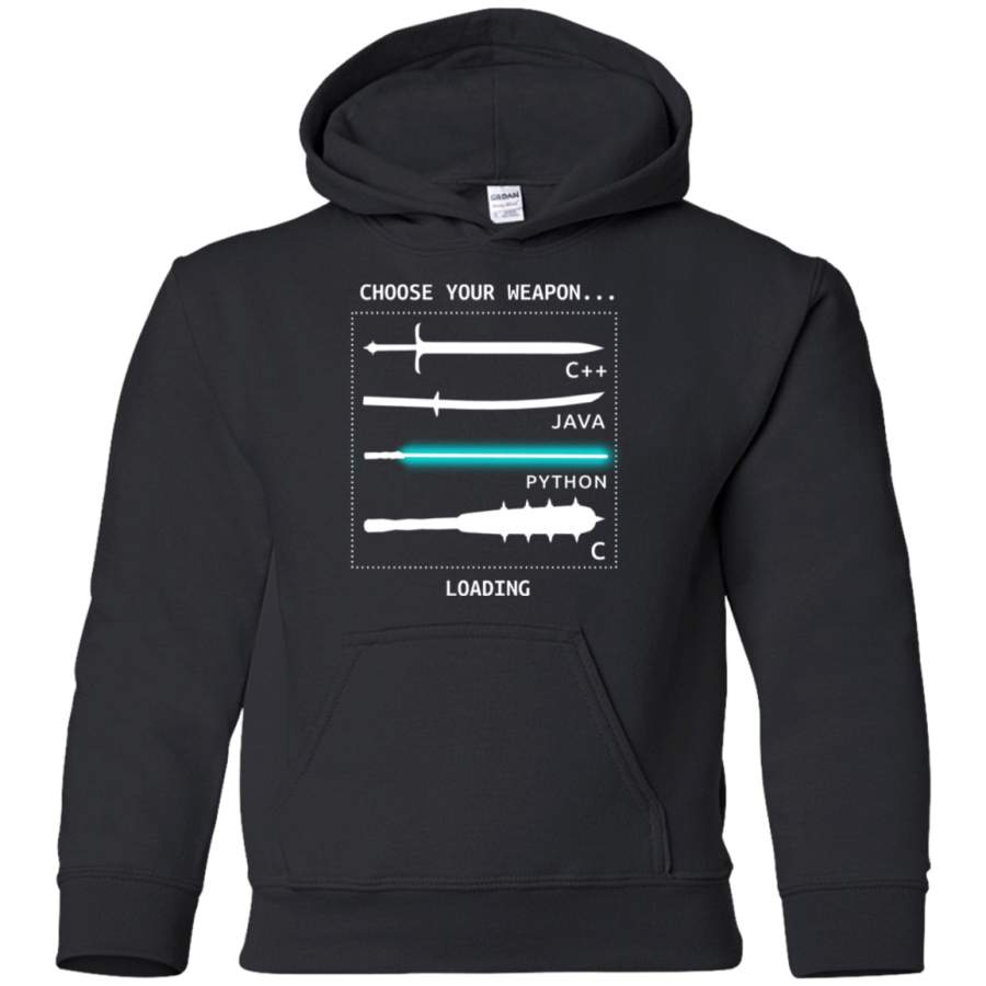 AGR unny Computer Science Shirt-Java C++ Python C Programmer Weapons for Women Men Youth Pullover Hoodie