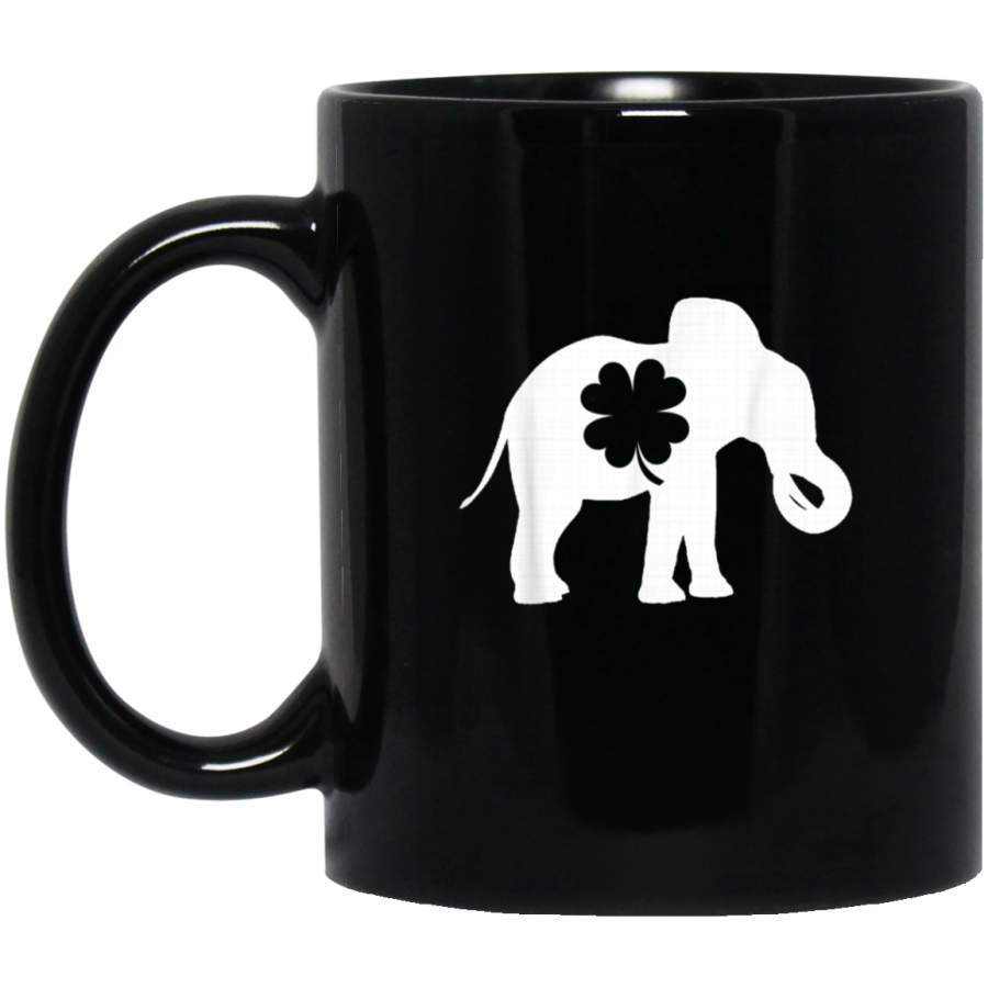 Funny Elephant Lover Costume Shamrock St Patricks Day Gifts Mug