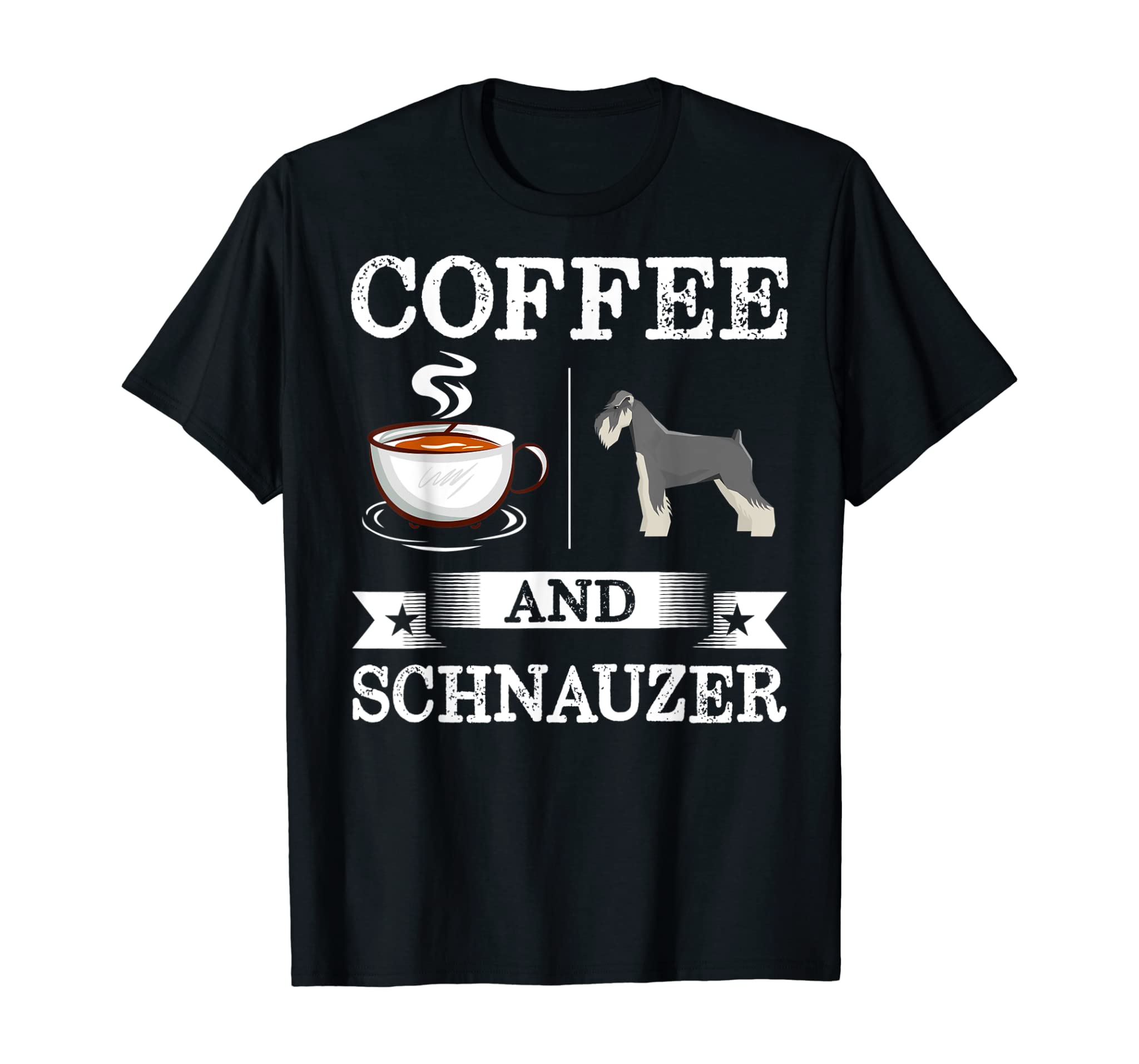 Schnauzer Shirt Coffee And Schnauzer Cute Dog Gift