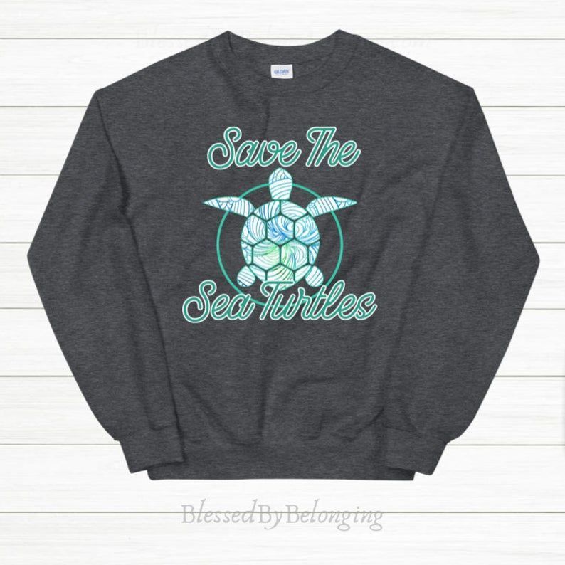 Save The Sea Turtles Save The Oceans Overd Sea Turtle Shirt