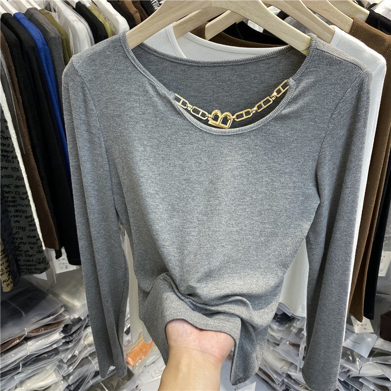 2022 Summer Women Solid Color Short T Shirts Sexy Chain Letter Tops Short Sleeve Korean Tee Tops Female Shirts футболка alx