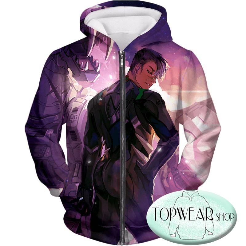 Voltron: Legendary Defender Hoodies – Shiro the Ultimate Black Lion Paladin Zip Up Hoodie