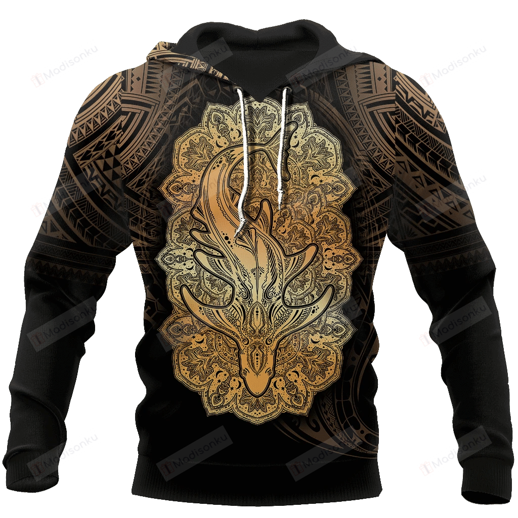 Wild Shark 3D All Over Printed Hoodie, Zip- Up Hoodie