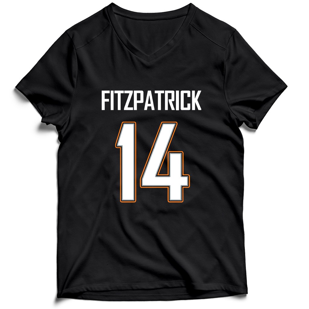 Fitzpatrick 14 Miami Dolphins Men’s V-Neck Tee T-Shirt