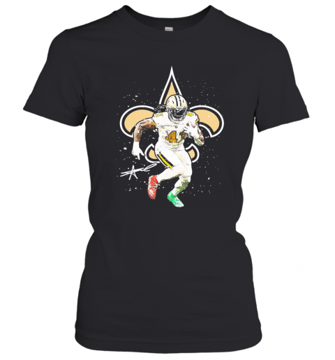 New Orleans Saints Alvin Kamara Signature Women’S T-Shirt