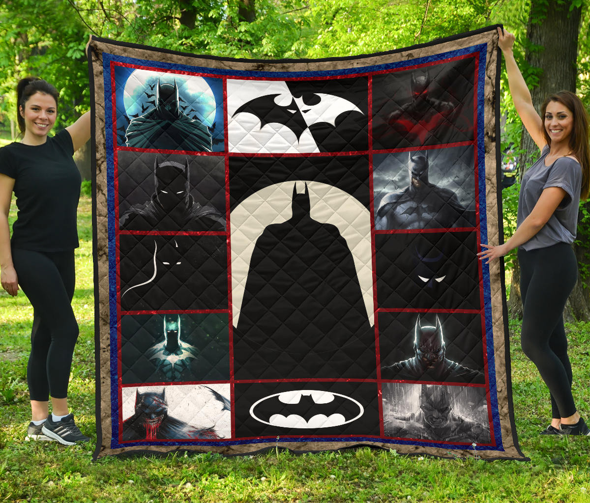 The Bat Man Premium Quilt Blanket Movie Home Decor Custom For Fans Nt031501