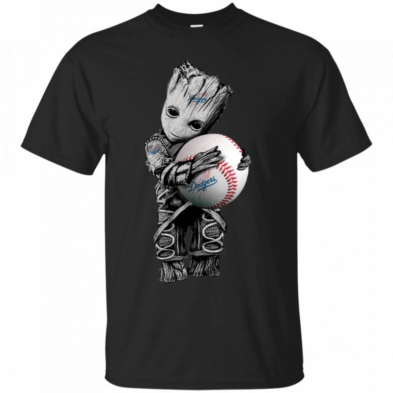 Los Angeles Dodgers Guardians Of The Galaxy Groot Baseball T shirts