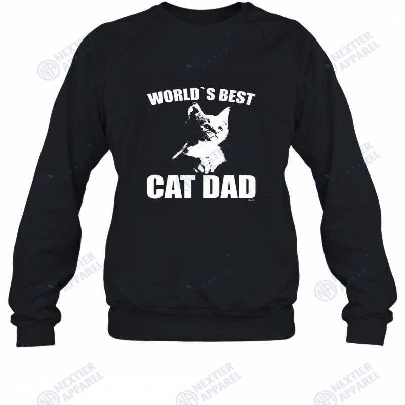 Mens funny World`s Best Cat Dad Kitten (1) Sweatshirt