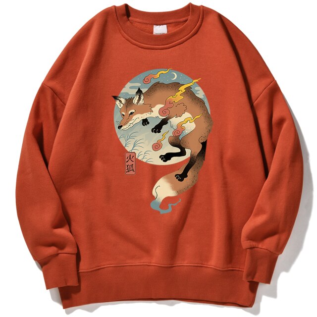 Fire Fox Fashion  Hoodies