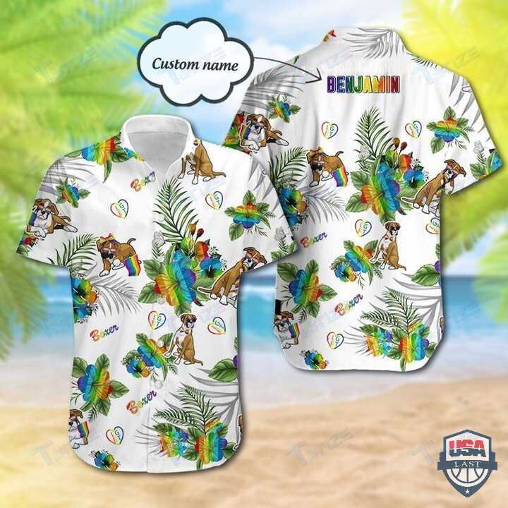 Personalized And Number Boxer Lgbt All Over Printed Hawaii Shirt Size S Ha68737