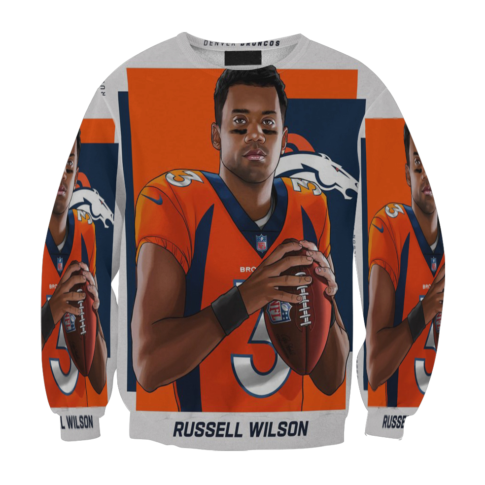 Denver Broncos Russell Wilson1 Gift For Fan 3D Full Printing Sweatshirt