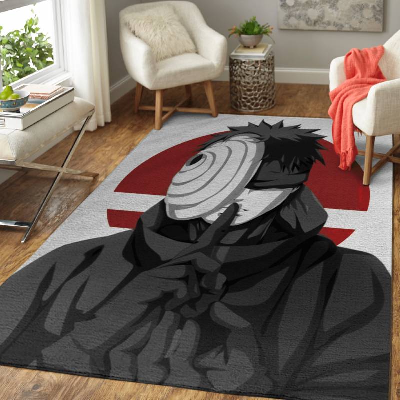 Obito Uchiha Anime Retro Area Rug – Carpet