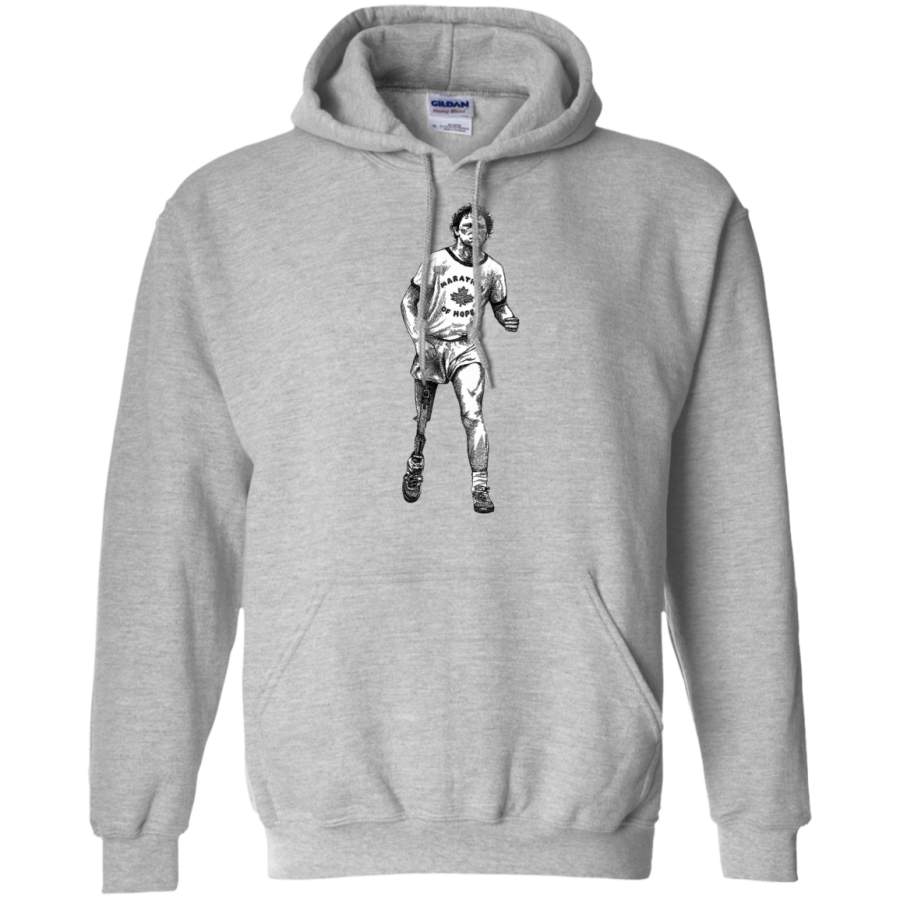 AGR Terry Fox 1980 Gildan Pullover Hoodie