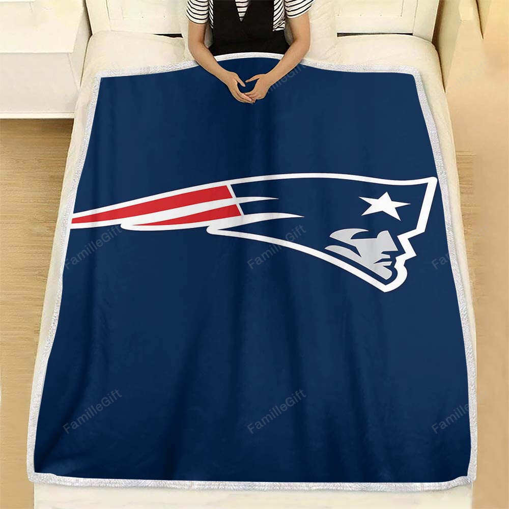 New England Patriots Fleece Blanket – Boston Soft Blanket, Warm Blanket