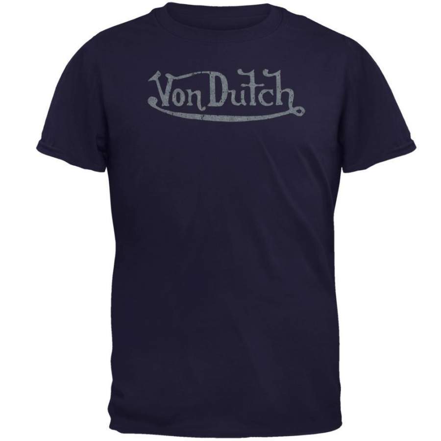 Von Dutch – Logo Blue T-Shirt