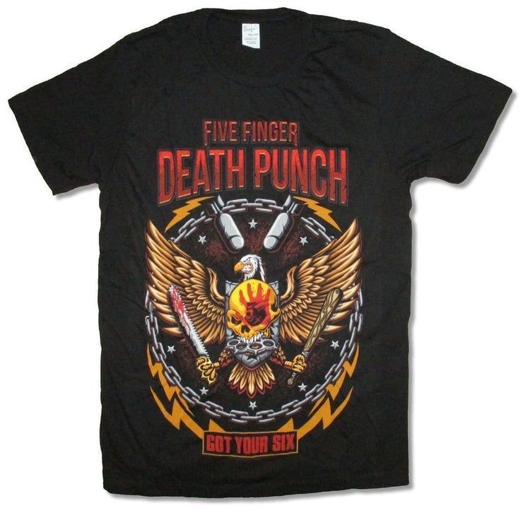 Five Finger Death Punch Eagle Punch Got Your Six Shirt