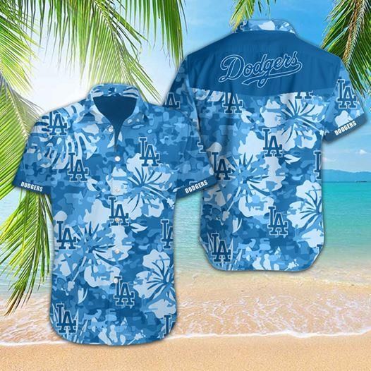 Hawaii Shirt – Dodgers Blue Hawaiian Shirt-Zx11034