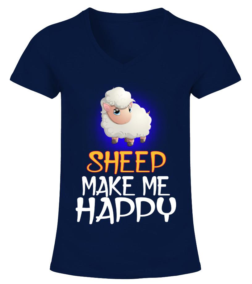 Sheep Animals Lover T Shirts C-Bxv3L