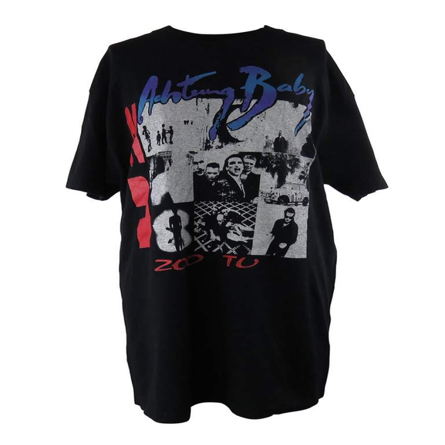 Vintage U2 Achtung Baby Music Graphic Tshirt T0439B