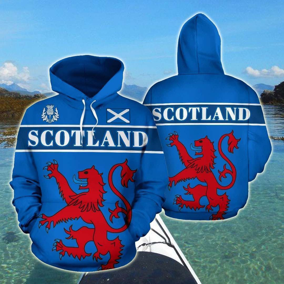 Scottish Lion Unique Design 3D Printed Sublimation Hoodie Hooded Sweatshirt Comfy Soft And Warm For Men Women S To 5Xl Ctc17012556