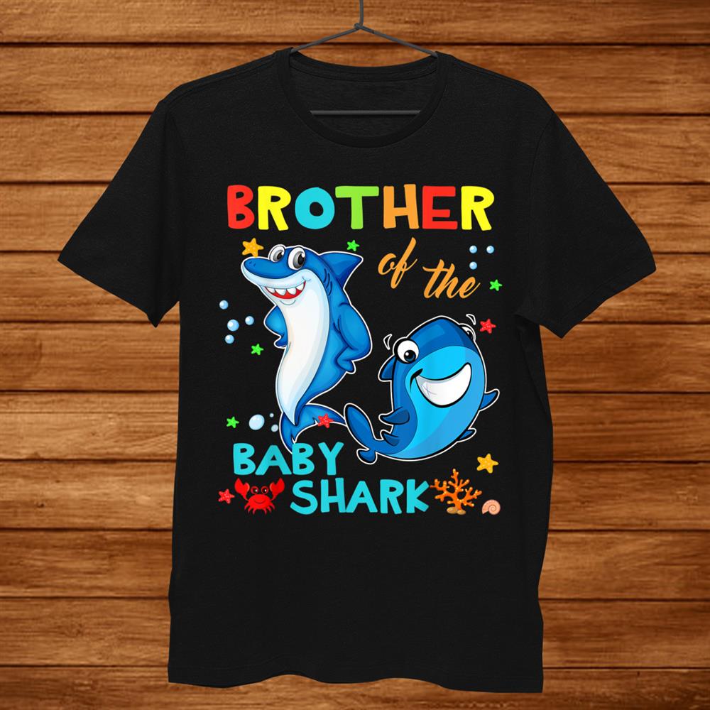 Brother Shark Shirt,Brother Of The Baby Shark Birthday Brother Shark Shirt