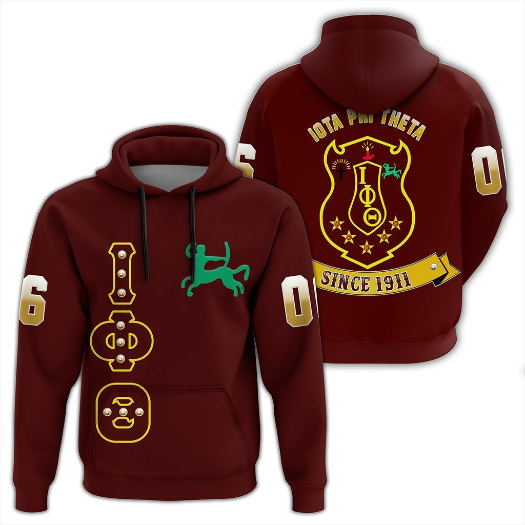 Greek Life Hoodie – Iota Phi Theta Crystal Brown Pullover