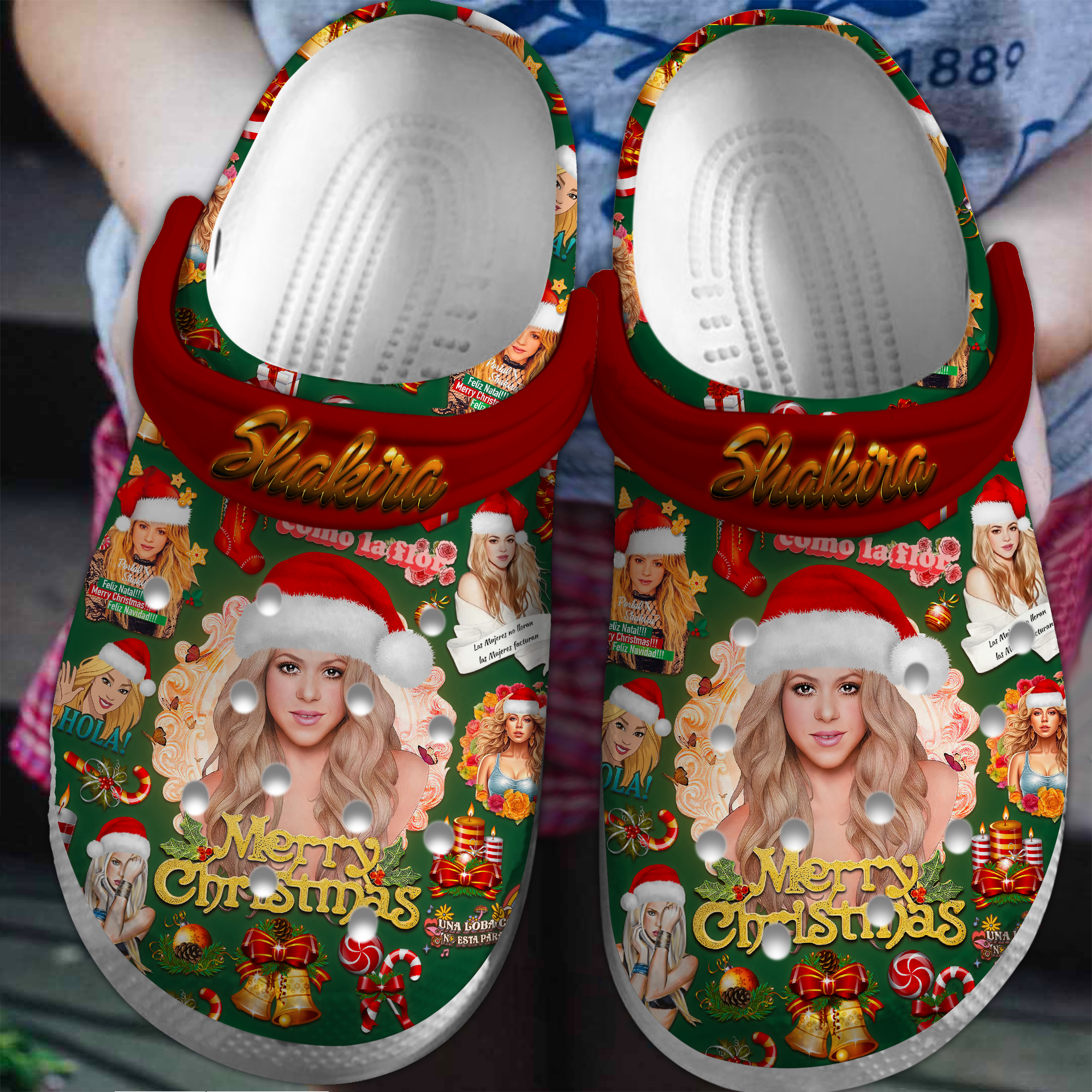 Shakira Music Crocs Crocband Clogs Shoes Comfortable For Men Women and Kids