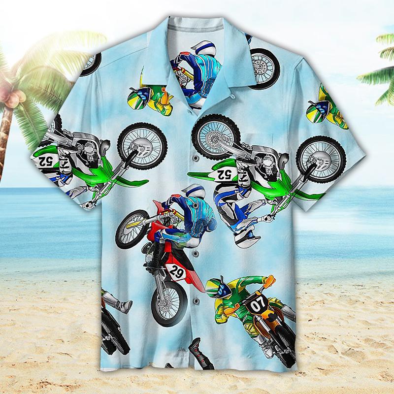 Motocross Hawaii Shirt For Men Women Adult Ha62849