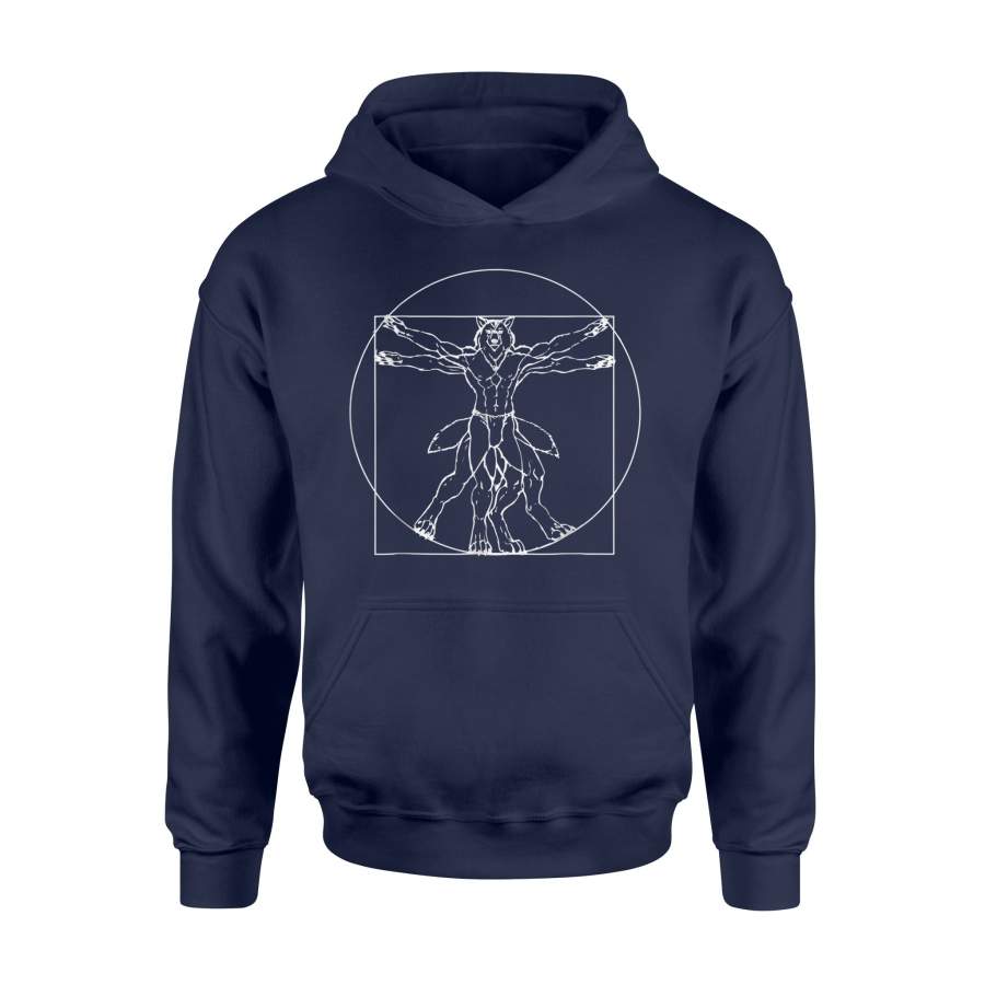 Art Rendered Werewolf Popular Human Puppy Play Hoodie