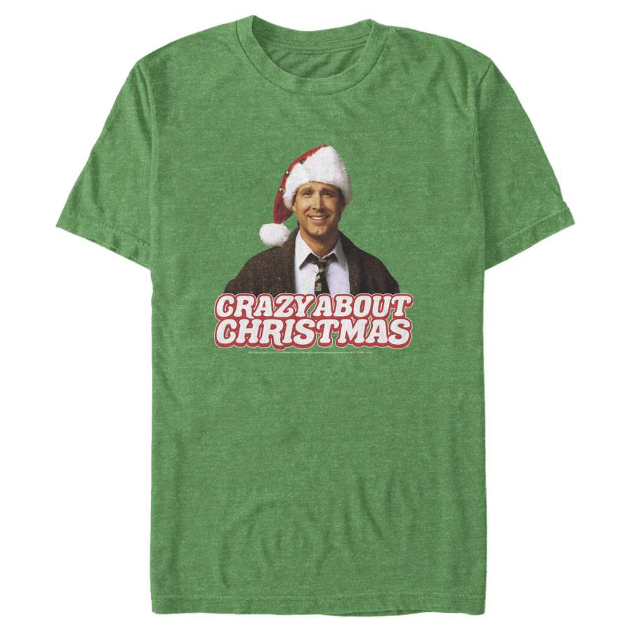 National Lampoon’s Christmas Vacation Men’s Clark Crazy About Xmas  T Shirt