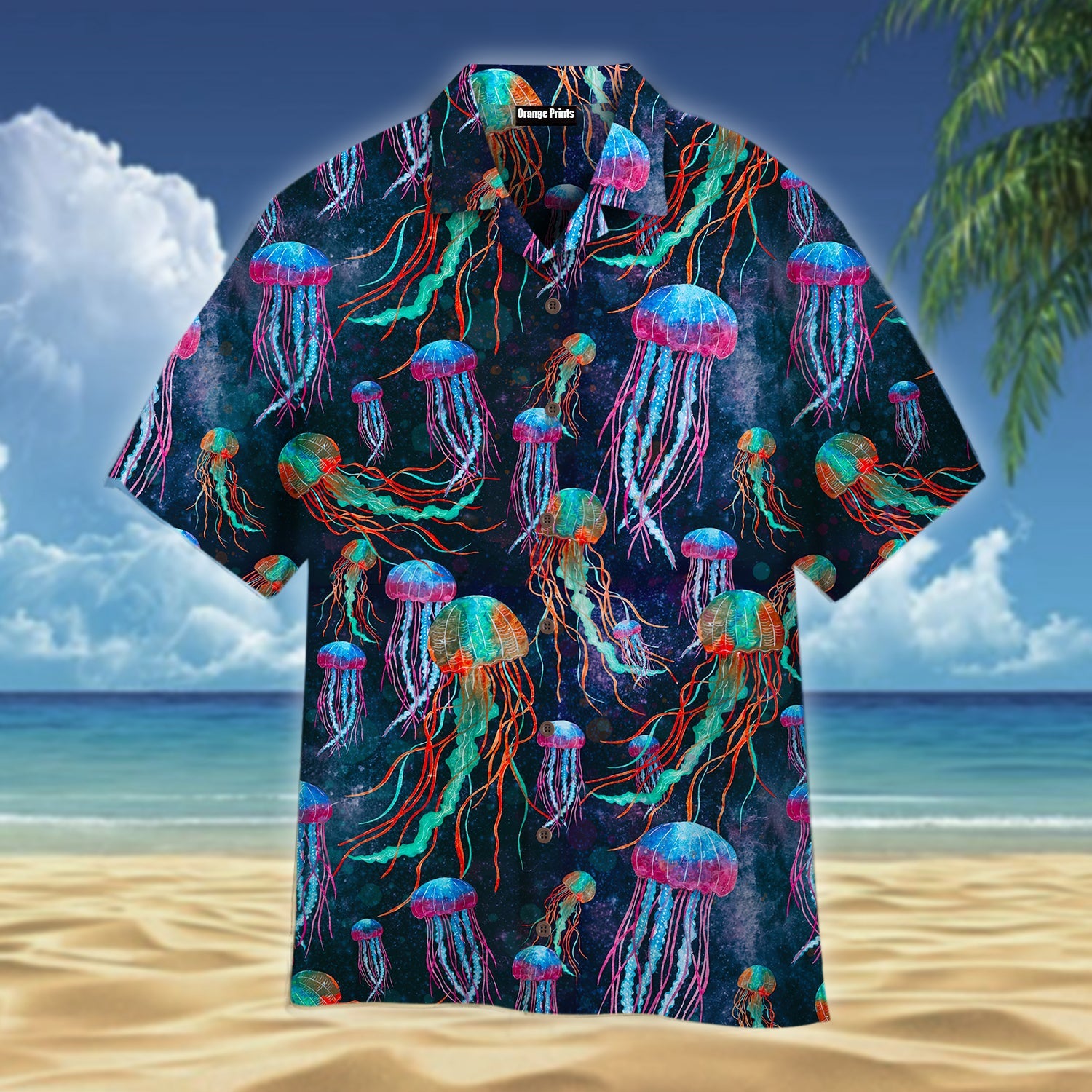 Jellyfish Neon Undersea Hawaii Shirt For Men Women Adult Ha72804