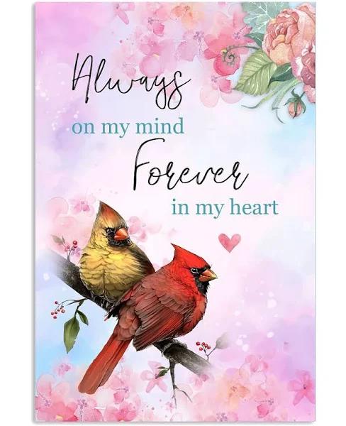 To My Husband Always On My Mind Forever In My Heart Portrait Poster & Canvas Gift For Husband From Wife Home Decor Wall Art Visual Art