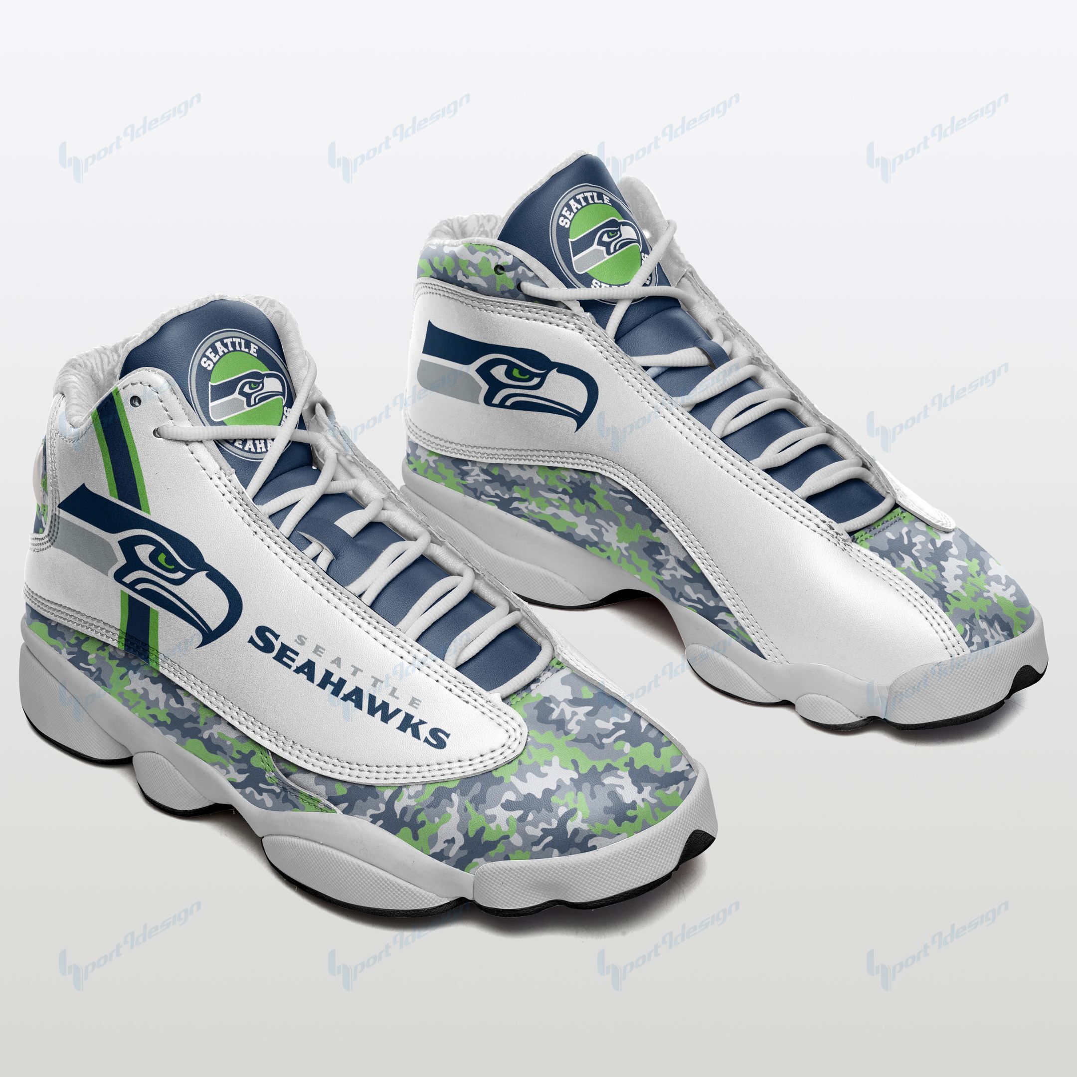 Seattle Seahawks Air JD13 Sneakers 632