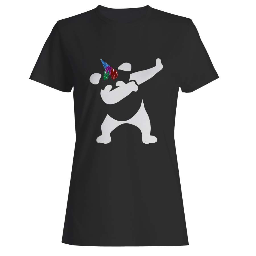 Dabbing Pandicorn Ice Cream Woman’s T-Shirt